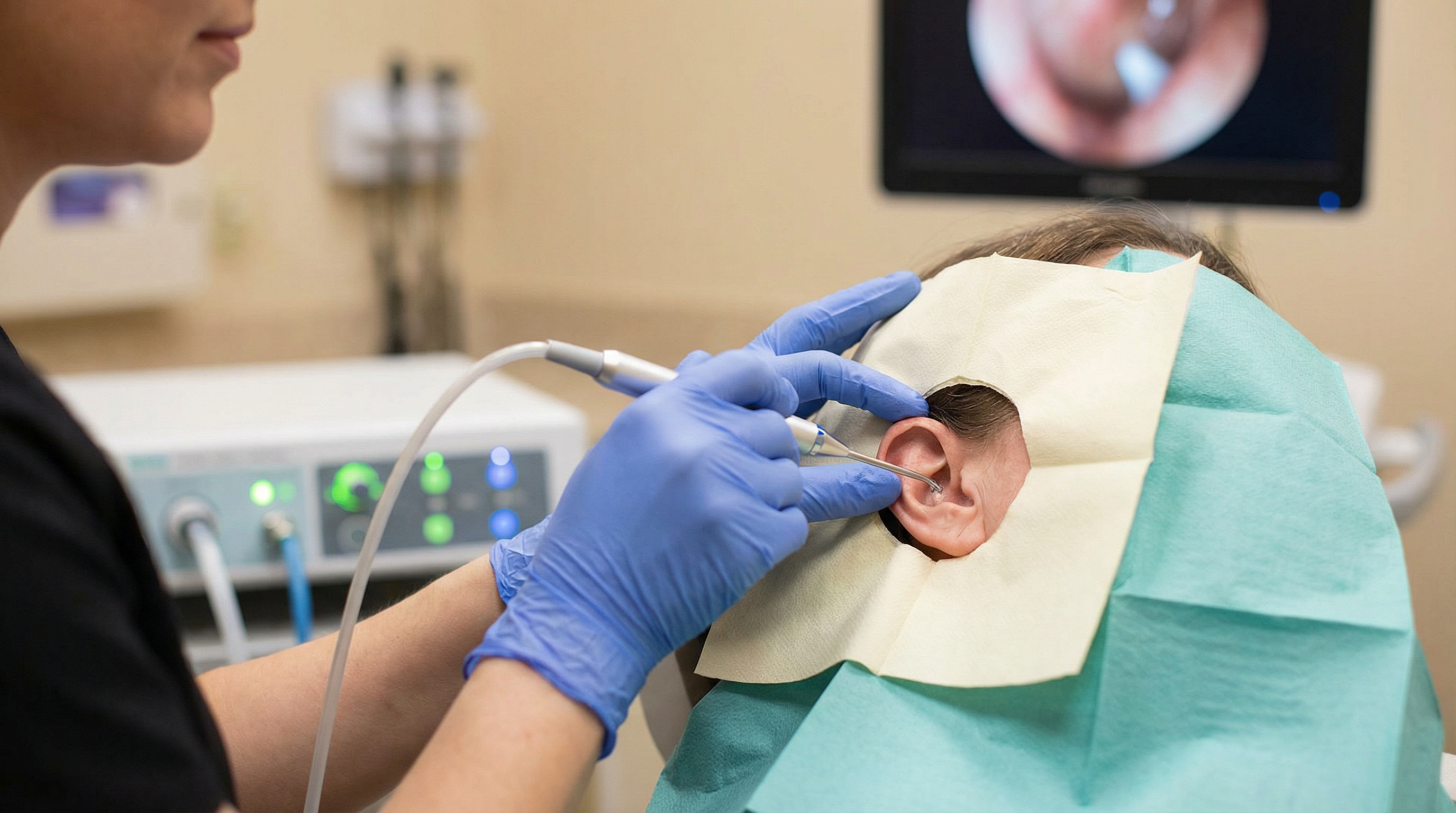 Microsuction procedure